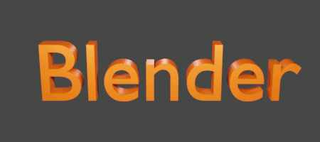 Blender est très souple 😉 Blender est très souple 😉