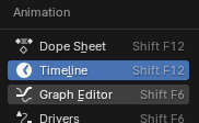 Changer de Timeline à Graph Editor