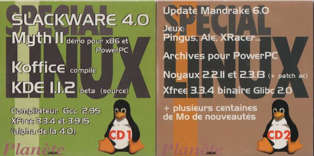 image CD Planète Linux 1999